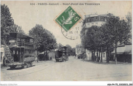 AKAP4-0386-75 - PARIS-auteuil - Rond-point Des Tramways - Nahverkehr, Oberirdisch