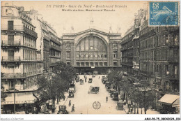 AMUP8-0584-75 - PARIS - Gare Du Nord - Boulevard Denain - Nahverkehr, Oberirdisch