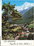 AMHP8-0645-74 - LES HOUCHES - Haute-savoie - Alt-1008 M - Vue Générale Et L'aiguille Du Midi - Les Houches