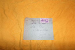 ENVELOPPE ANCIENNE DE 1945../ L. CANE..LA TRICOTEUSE ..TRICOTS...MONTE CARLO POUR TROYES + TIMBRES X2 - Covers & Documents
