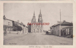 CPA LEPINE - GRANDE RUE - L'Epine