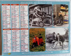 Calendrier Oberthur  2015 - 2 Roues Rétro -  (272 X 210 Mm) - Groot Formaat: 2001-...