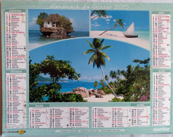 Calendrier Oberthur  2015 - Océan Indien, Maldives -  (272 X 210 Mm) - Groot Formaat: 2001-...