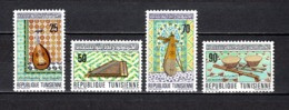 TUNISIE  N° 671 à 674   NEUFS SANS CHARNIERE  COTE  4.75€  INSTRUMENTS DE MUSIQUE - Tunisie (1956-...)