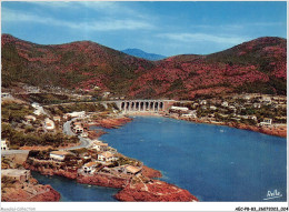 AECP8-83-0642- ANTHEOR - La Plage Et Viaduc SNCF Ligne Paris-nice - Antheor