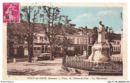 AQUP11-0678-80 - AILLY-sur-NOYE - Place De L'Hotel-de-Ville - Le Monument - Ailly Sur Noye