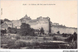 AFPP9-80-0887 - HAM - Le Chateau - Cote Sud - Avant La Destruction - Ham
