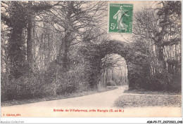 ADRP9-77-0801 - NANGIS - Entrée De Villefermoy - Près NANGIS - Nangis
