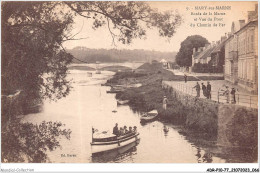 ADRP10-77-0906 - MARY-SUR-MARNE - Bords De La Marne Et Vue Du Pont Du Chemin De Fer - Lizy Sur Ourcq