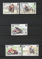 ILE DE MAN  N° 502 à 506   NEUFS SANS CHARNIERE  COTE 8.75€    MOTO  MOTOCYCLISTE - Man (Ile De)