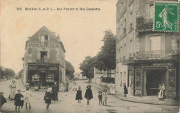 MIKIFP3-005- 78 HOUILLES RUE PASTEUR ET RUE GAMBETTA EPICERIE BOUCHERIE - Houilles