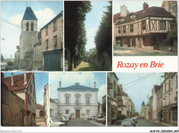ALWP9-0813-77 - ROZAY-EN-BRIE - Les Remparts Bld - Lafayette - La Mairie - L'église - Rue Principale - Vieille Maison - Rozay En Brie
