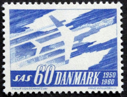 Danmark 1961 SAS Airlines - FLUOR MiNr. 388Y MNH ** - Neufs