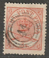 Danmark 1864, MiNr. 13 Nice Cancellation, Zentrisch Gestempelt "41" - Gebruikt