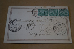 RARE Envoi D'Egypte (Assouan) Vers La Belgique ( Spa ) 1897,pour Collection,avec Courrier D'époque - Army: German
