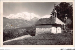 AJIP7-74-0714 - COMBLOUX - Chapelle Du Medonnet Et Le Mont-blanc - Combloux