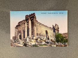 Baalbek Temple De Bacchus Cote Est Carte Postale Postcard - Libano