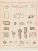 Nota Amsterdam 1894 - Peck & Co. Metaalwaren - Ramen Etc. - Holanda