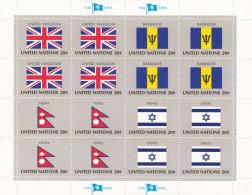 LOT DE BLOCS DE TIMBRES DRAPEAUX ,,, Environ 130 Blocs Luxe ,,,,,,,,,,,NATIONS-UNIS - Collections, Lots & Series