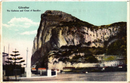 CPA Gibraltar-The Galleries And Cross Of Sacrifice (320567) - Gibraltar