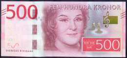 Sweden 500 Kronor ND (2016) UNC P- 73(2) - Sweden