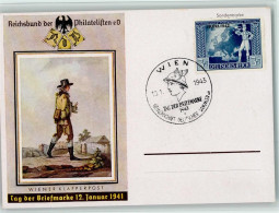 13019934 - Philatelisten- / Briefmarkentage Brieftraeger - Briefmarken (Abbildungen)