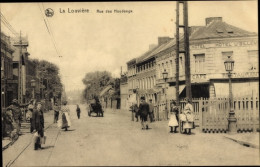 CPA La Louvière Wallonien Hennegau, Rue Des Houdeng, Hotel - Autres & Non Classés