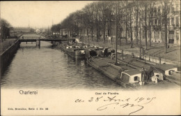 CPA Charleroi Wallonien Hennegau, Quai De Flandre - Autres & Non Classés