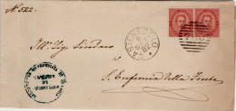 Italy. A288. Castenedolo.1882. Numerale Grande Cerchio A Sbarre CASTENEDOLO 780 + Araldica, Su Lettera Completa Di Testo - Autres & Non Classés