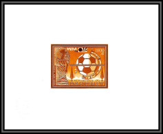 95624 N°37 Football Soccer World Cup Munich 1974 Dahomey Epreuve D'artiste Artist Proof Gold - Haute-Volta (1958-1984)