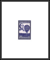 95607 N°67 Montgolfière Balloon Ballon John Wise Haute Volta Epreuve D'artiste Artist Proof Blue - Haute-Volta (1958-1984)