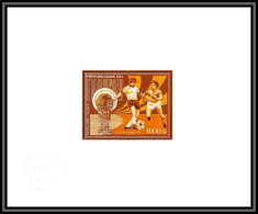 95620 N°586 Football Soccer World Cup Munich 1974 Dahomey Epreuve D'artiste Artist Proof Gold - Haute-Volta (1958-1984)