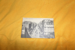 CARTE POSTALE ANCIENNE CIRCULEE DE 1910../ CLICHY.- VUE PANORAMIQUE DU BOULEVARD NATIONAL VERS ASNIERES..CACHETS + TIMBR - Clichy