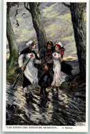 10677384 - Krankenschwestern Verwundeter Sign. Thiriar  Ansiles Des Soldats Invalides Belges - Red Cross