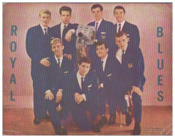 C1132/ The Royal Blues  Showband  Aus Irland  Autogrammkarte  Ca.1965 - Autres & Non Classés