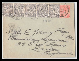 79707 N°ALB G6 10c Complément London England 1898 Entier Stationery Enveloppe Monaco - Ganzsachen