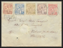 79708 N°ALB G6 10c Complément 4 Couleurs Gustrow Allemagne 1898 Entier Stationery Enveloppe Monaco - Ganzsachen