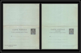 79783 N°29 10C Noir Avec Reponse Tb Entier Stationery Carte Postcard Diego Suarez - Brieven En Documenten