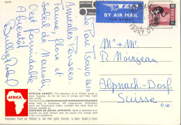 KENYA , MTITO ANDEI ,T.P. CIRCULADA , CORREO AÉREO , AIR MAIL , POR AVIÓN - AFRICAN SUNSET - Kenya (1963-...)