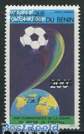 Benin 1985 75F Overprint, Stamp Out Of Set, Mint NH, Sport - Various - Maps - Bénin – Dahomey (1960-...)