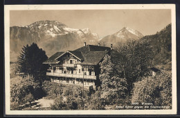 AK Weesen, Hotel Speer Gegen Die Glarnerberge - Weesen