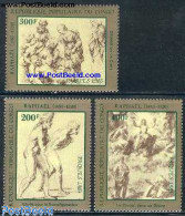 Congo Republic 1983 Easter, Rafael Paintings 3v, Mint NH, Art - Paintings - Raphael - Autres & Non Classés