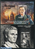 Sierra Leone 1990 Sir Laurence Olivier 2 S/s, Mint NH, History - Performance Art - Transport - World War II - Movie St.. - WW2