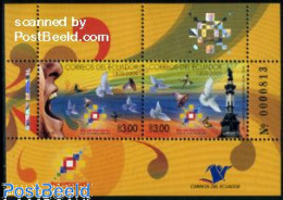 Ecuador 2009 200 Years Independence S/s, Mint NH, Nature - Various - Birds - Butterflies - Holograms - Hologrammes