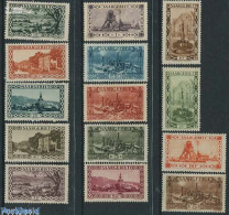 Germany, Saar 1926 Definitives 14v, Unused (hinged), Various - Industry - Usines & Industries