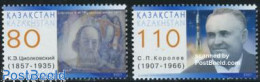Kazakhstan 2007 Costmonauts Day 2v, Mint NH, Transport - Space Exploration - Kazakhstan
