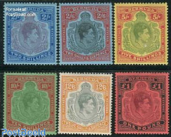 Bermuda 1938 Definitives 6v, Unused (hinged) - Bermuda