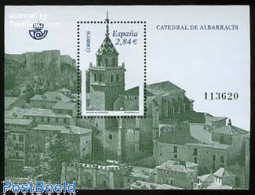 Spain 2011 Albarracin Cathedral S/s, Mint NH, Religion - Churches, Temples, Mosques, Synagogues - Nuovi