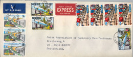 1988 NIGERIA , LAGOS , SOBRE CIRCULADO , CORREO AÉREO , AIR MAIL , POR AVIÓN , MODERN POST OFFICE , HOUSING STATE - Nigeria (1961-...)