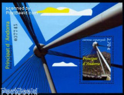 Andorra, Spanish Post 2009 Bridge S/s, Mint NH, Art - Bridges And Tunnels - Ongebruikt